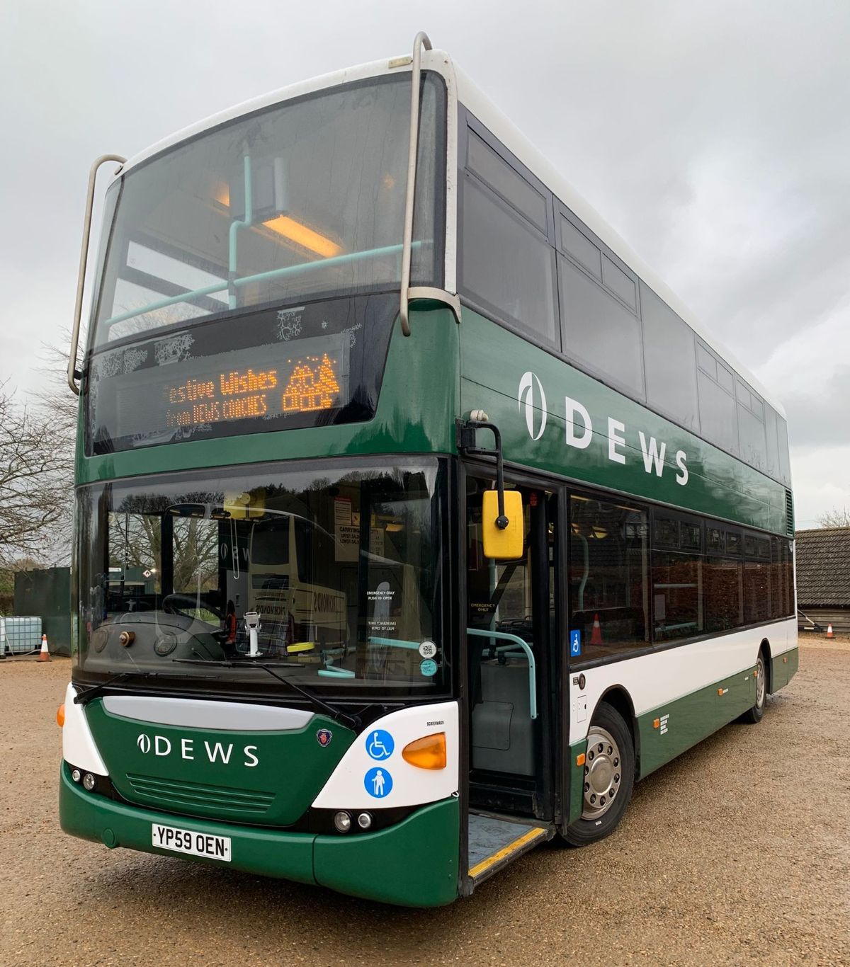 2010 Scania N230UD OmniCity. 76 seats.